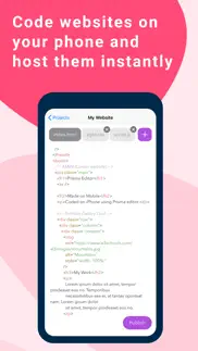 code editor for html css js iphone images 1