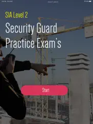 sia security guard exam test ipad images 1