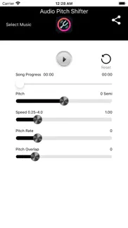audio pitch shifter iPhone Captures Décran 2