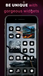 themes widgets icon, screen 14 iphone images 4