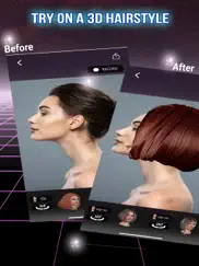 cheveux virtuels 3d iPad Captures Décran 2