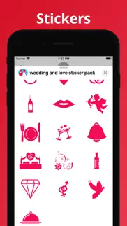 wedding and love stickers iphone resimleri 2