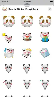 panda sticker emoji pack iphone resimleri 2