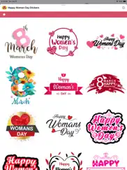 happy women day stickers ipad images 3