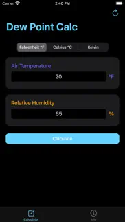 dew point calculator - calc iphone images 3