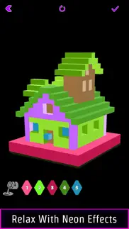 glow house voxel - neon draw iphone images 2