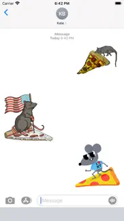 animated pizza rats sticker iphone images 1