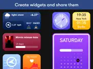flex widgets iPad Captures Décran 3