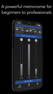 metronomics metronome iphone capturas de pantalla 1