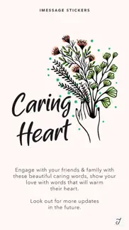 caring heart stickers iphone images 1