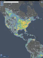 light pollution map iPad Captures Décran 1