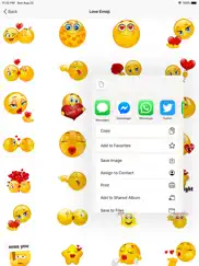 flirty emoji adult stickers iPad Captures Décran 1