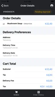 food app order manager iphone images 3