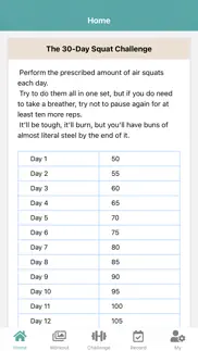 the 30-day squat challenge iphone images 2