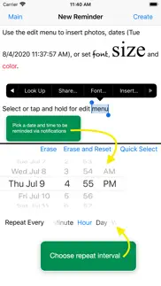 menu minder - to do reminders iphone images 2