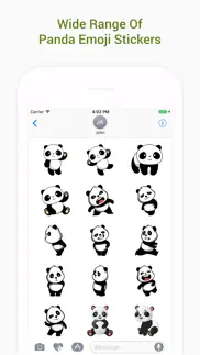 panda emoji stickers - pack iphone images 1
