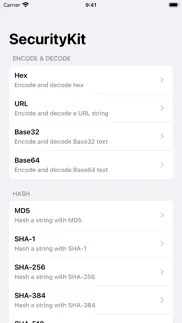 securitykit - developer tools iphone resimleri 1