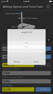 milling speed and feed calc iphone images 2