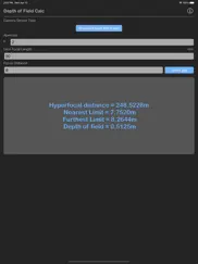 depth of field calculator ipad images 1