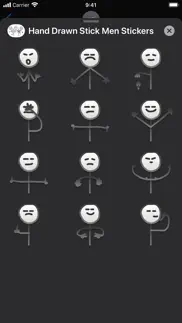 hand drawn stick men stickers iphone images 2