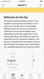 a day at a time meditations iphone capturas de pantalla 4