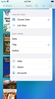 bluefire reader iphone capturas de pantalla 1