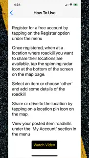 roadkill radar iPhone Captures Décran 4