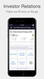 taqa investor relations iphone capturas de pantalla 1