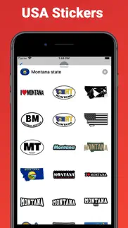 montana state - usa stickers iphone resimleri 2