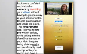 teleprompter recorder iPhone Captures Décran 2