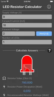 led resistor calculator plus iphone images 1