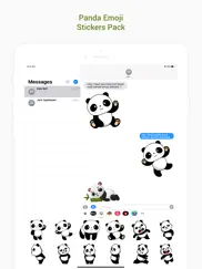 panda emoji stickers - pack ipad images 2