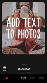 font candy photo & text editor iphone images 4