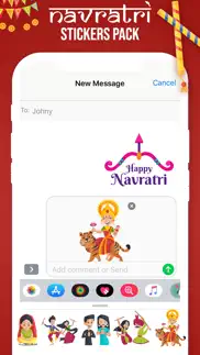 navratri stickers! iphone images 4