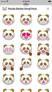 panda sticker emoji pack iphone resimleri 1