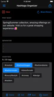 hashtags organizer iphone resimleri 1