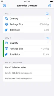 easy price compare iPhone Captures Décran 1