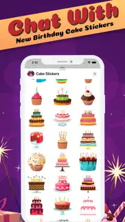 birthday cake stickies iphone images 2