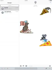 animated pizza rats sticker ipad images 1