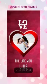 romantic love frame editor iphone images 1