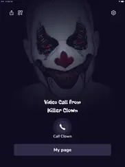 video call from killer clown ipad capturas de pantalla 1