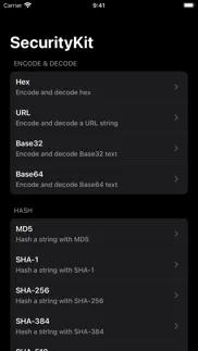 securitykit - developer tools iphone resimleri 2