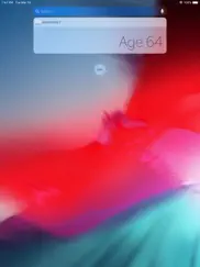 age widget iPad Captures Décran 2