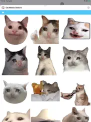 cat memes stickers ipad images 1