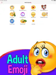 adult emojis and gifs iPad Captures Décran 1