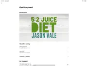 jason vale’s 5:2 juice diet iPad Captures Décran 4