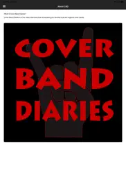 cover band diaries iPad Captures Décran 1
