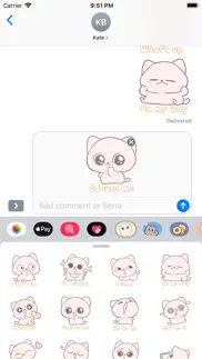 funny puppy stickers pack iphone images 3