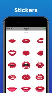 beautiful lips stickers emoji iphone images 1