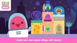 sago mini space blocks builder iphone resimleri 1